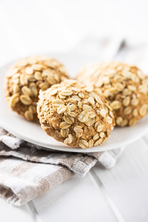 Vista previa: Galletas de avena con cereales.