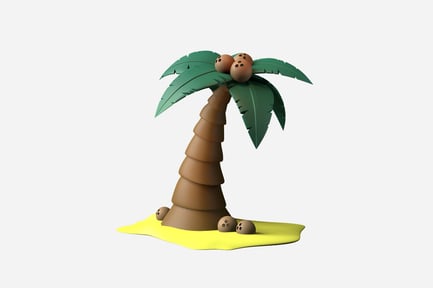Preview: Coconut Tree 3D Icon