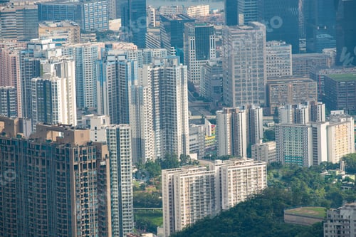 Preview: layers of Skyscraper in Hong Kong
