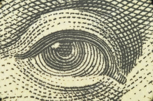 Preview: Benjamin Franklin's eye on the new hundred dollar bill