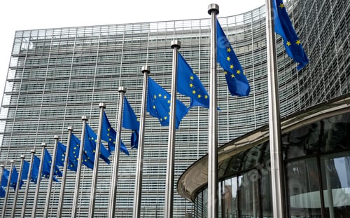 Preview: European Union Flags Are Waving In Brussels