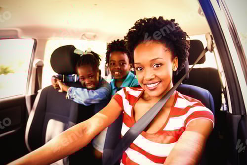 Preview: Happy Family Enjoying Road Trip Together