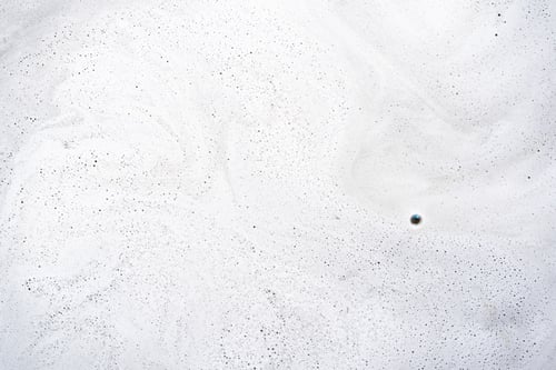 Preview: Abstract background texture of white soap foam. Chemical detergent backdrop.