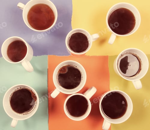 Preview: Coffee Mugs Are On The Desktop