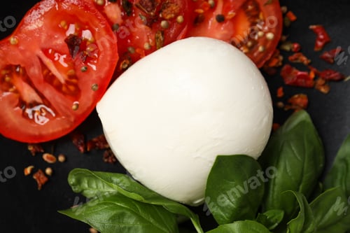 Preview: Salad Caprese, concept of tasty and delicious food