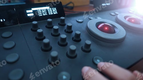Preview: Color grading adjusting controller equipment for movie