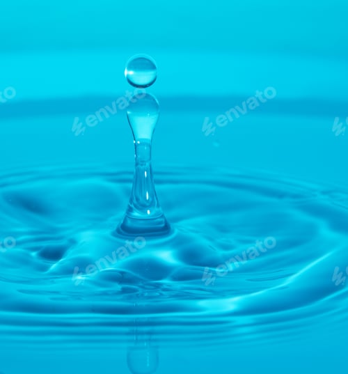 Preview: Abstract background of splash of color water, collision of colored drops, the concept
