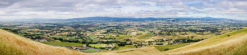 Preview: Panoramic view of Gilroy and San Martin