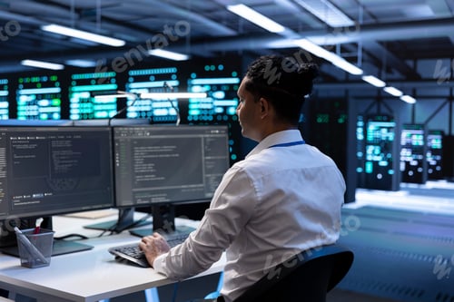 Preview: Admin in data center updating systems to keeps performance up