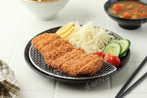 Preview: Tonkatsu, Deep Fried Pork Cutlet.