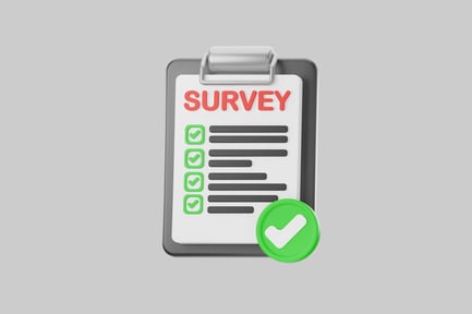 Preview: Survey checklist with green tick