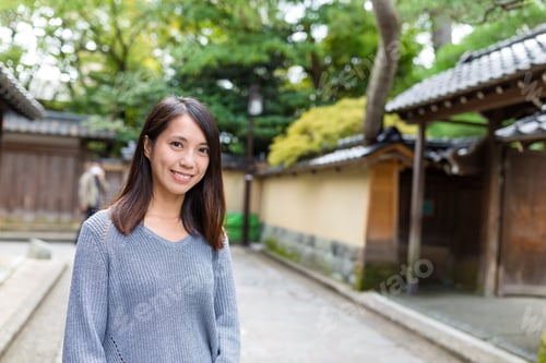Preview: Young asian woman in Kanazawa city