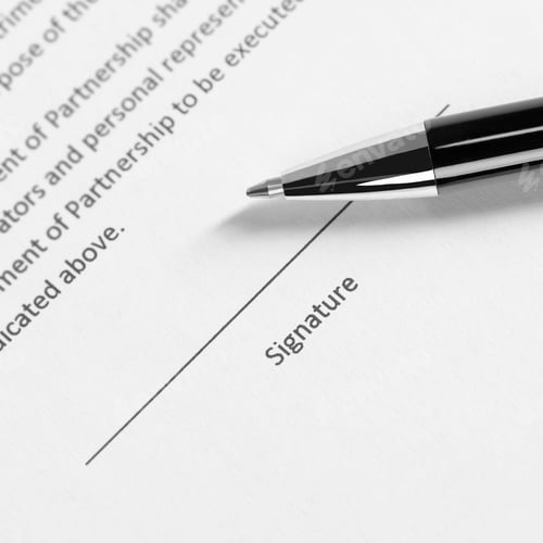 Preview: Signing the Partnership Agreement with a Stylish Pen