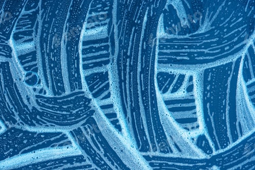 Preview: Drops- Liquid Foam. Fluid Aqua- Abstract Pattern Nature. Background- Cleansing Wash. Shampoo