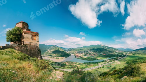 Preview: Mtskheta Georgia. Ancient Georgian Church Of Holly Cross, Jvari