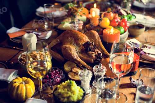 Preview: Roasted Turkey Thanksgiving Tradition Celebration Concept