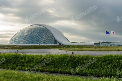Preview: Modern Georgian Parliament Building in Kutaisi. I