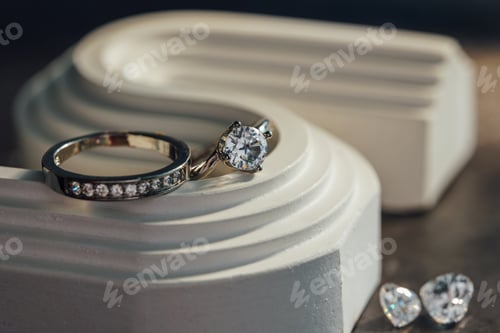 Preview: Natural Sapphire gemstone, Jewel or gems on black shine color, Collection of many different natural