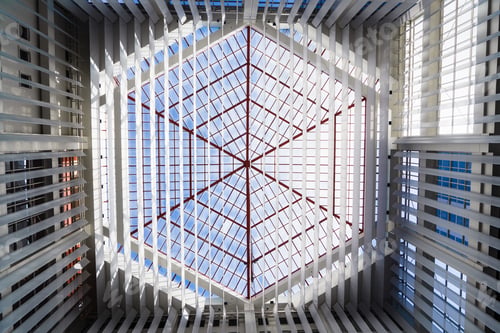 Preview: Glass roof in a modern building