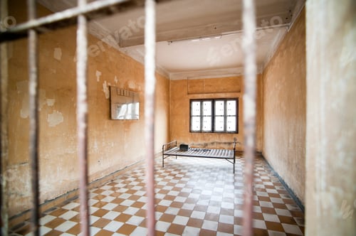 Preview: Torture Room at The Tuol Sleng Genocide Museum (S-21 Prison), Phnom Penh, Cambodia, Southeast Asia