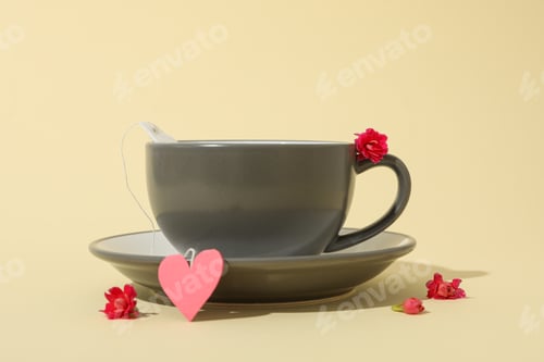 Preview: Concept of hot drink for drinking in cold season - tea