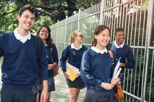 Preview: Student Study Uniform Book College Book Teen Concept