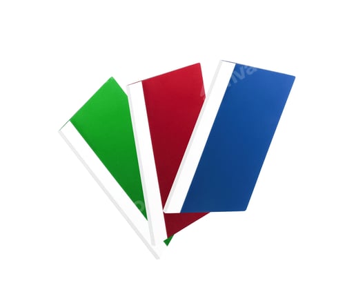 Preview: three colorful folders