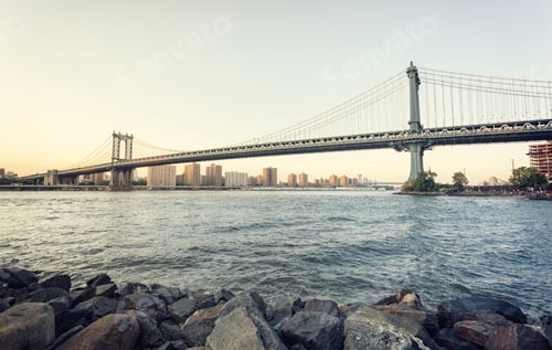 Preview: Manhattan Bridge at Sunset