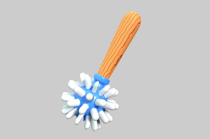 Preview: Cartoon toilet brush