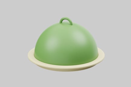 Preview: Green celebration food dome