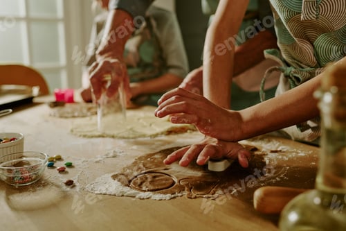 Preview: Baking Cookies with Family and Using Cookie Cutters