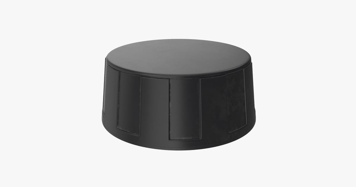 Modern Black Control Knob 3D, Incl. button & controller - Envato