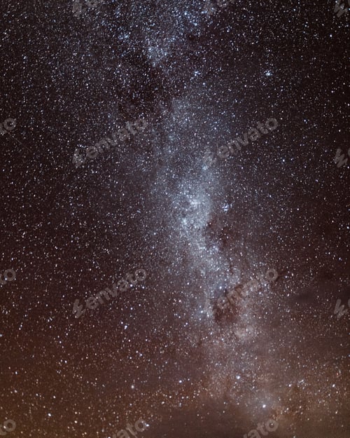Preview: Vertical shot of a beautiful sky full of bright stars
