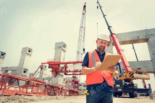 Preview: Architecture Construction Safety First Career Concept