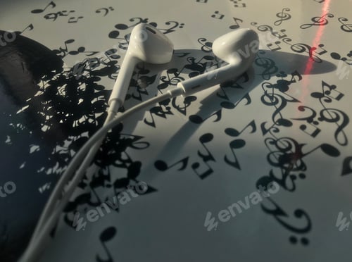 Preview: White headphones
