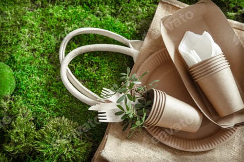Preview: Eco-friendly, stylish, disposable, convenient, beautiful recyclable tableware.