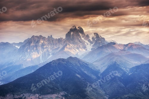 Preview: Rocky Mountains in Georgia. Europe