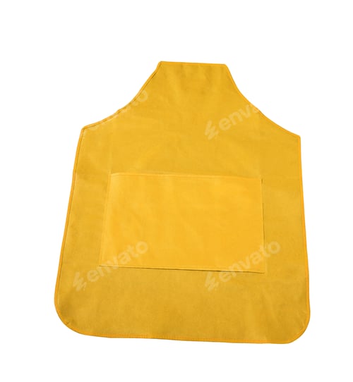 Preview: Latex apron isolated on white background