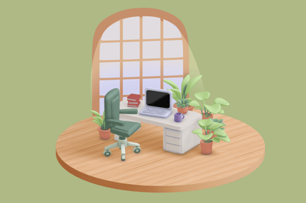 Home Office Diorama