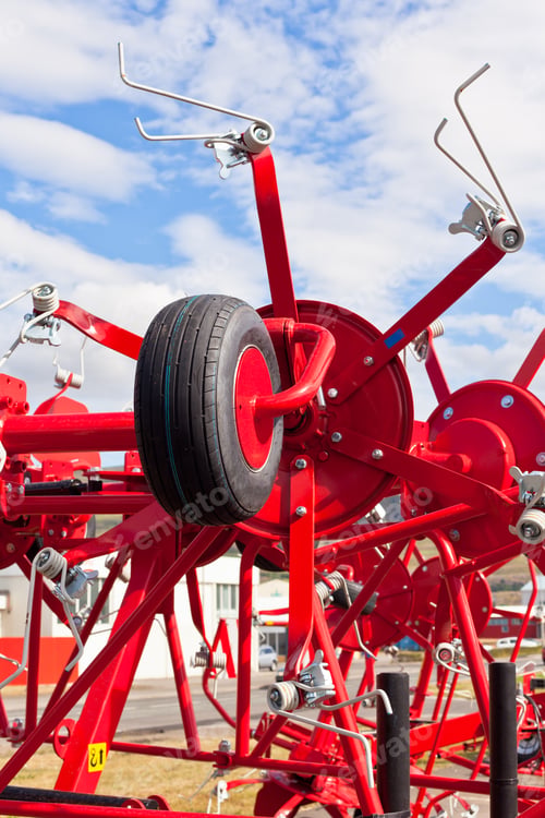 Preview: New Hay Raker Farm Equipment Detail