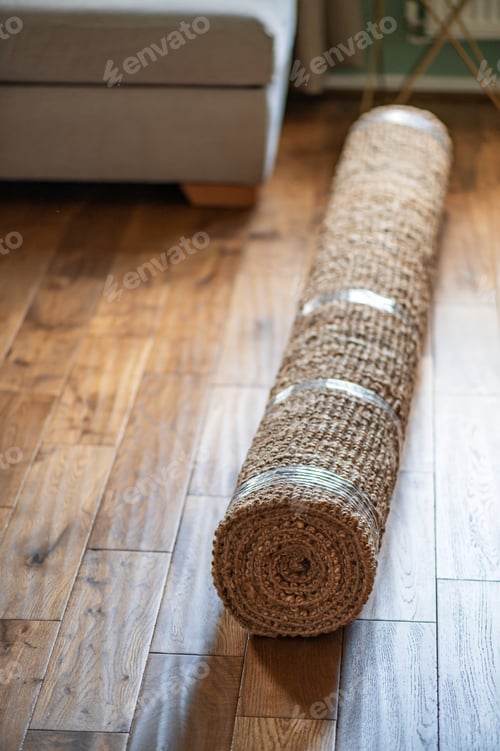 Preview: Jute rug, natural fiber carpet