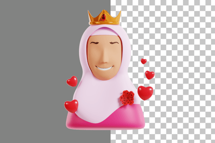 Preview: Bride 3D Icon