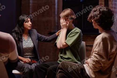 Preview: Psychologist Comforting Client