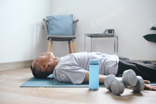 Preview: Old Man Doing Yoga