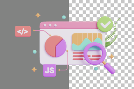 Preview: Analysis for Web Page 3D Icon