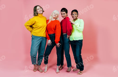 Preview: Group of multiethnic women