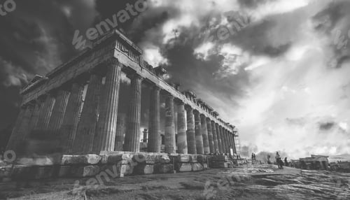 Preview: Columns of the Parthenon at sunset