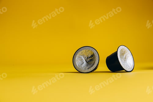 Preview: Two coffee capsules sealed with foil