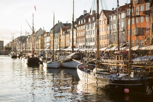 Preview: Boats in Nyhavn harbour, Copenhagen, Denmark