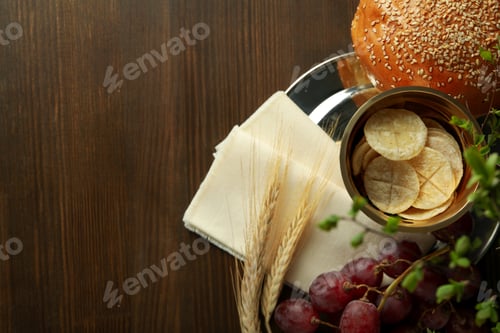 Preview: Concept or composition of Eucharist, space for text